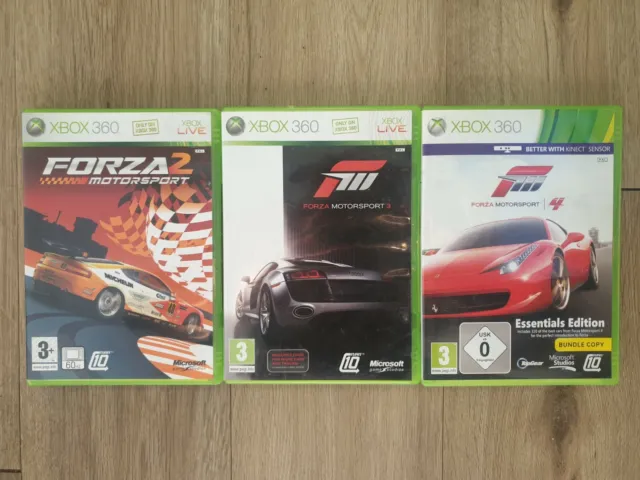 Forza Motorsport 2 3 & 4 Bundle XBOX 360 Complete PAL Free Postage