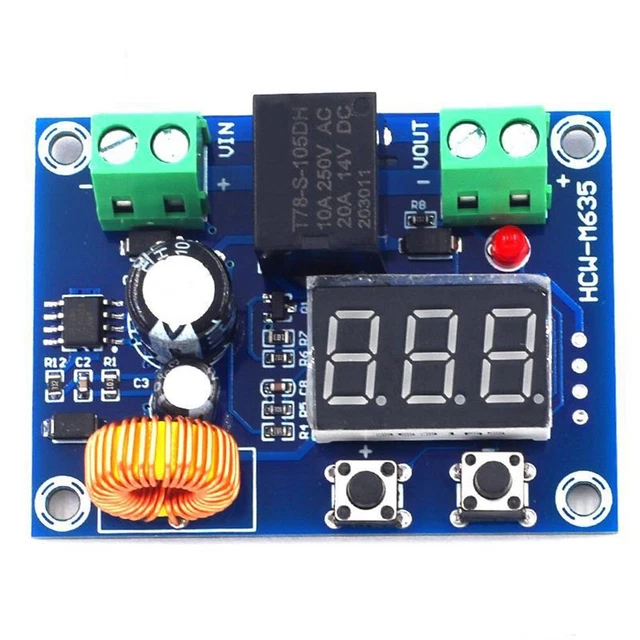 Lot De 4 Contrôleurs De Batterie DC 12-36V - Protection Contre La Sous-tension, Interrupteur Programmable