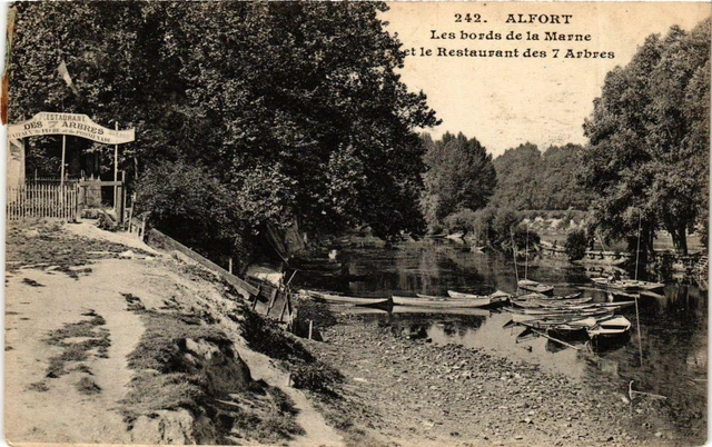 CPA ALFORT Les Bords de la Marne et le Restaurant des 7 Arbres (983194)