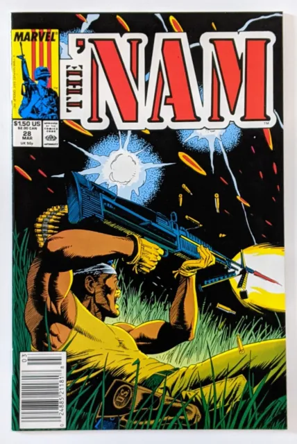 THE 'NAM 28 Marvel Comic 1989 Copper Age Nam