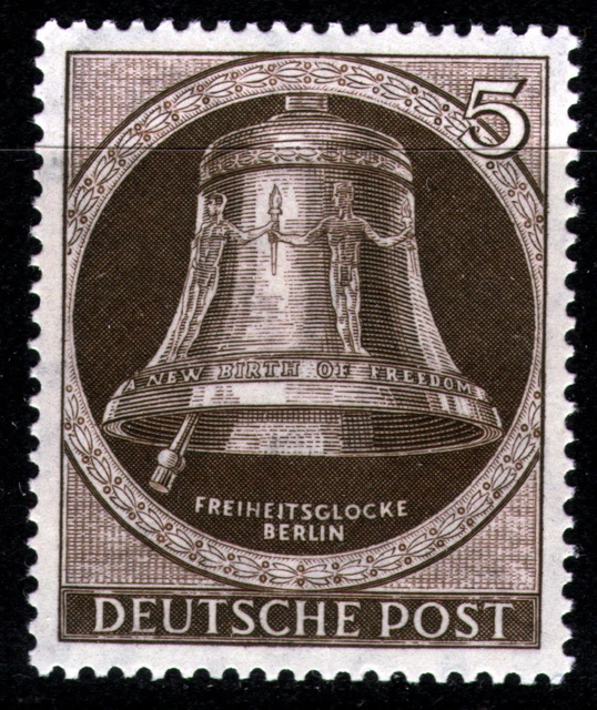Berlin 75 **, 5 Pf. Freiheitsglocke Klöppel links