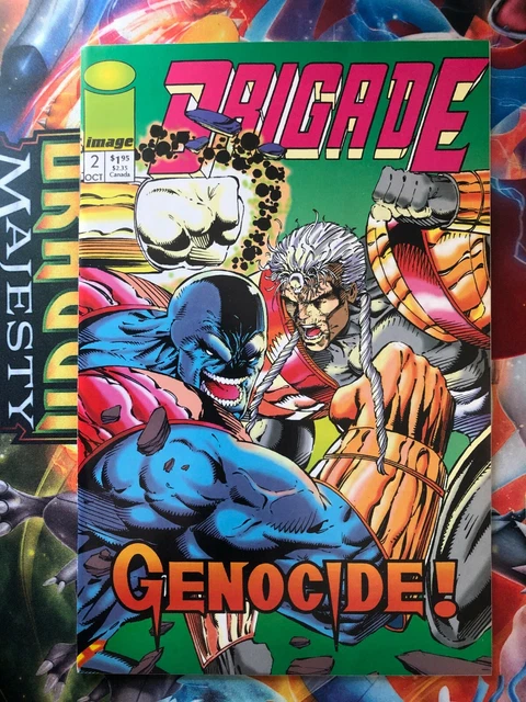 Brigade #2 October 1992 Image Comics W/ Coupon & Trading Cards