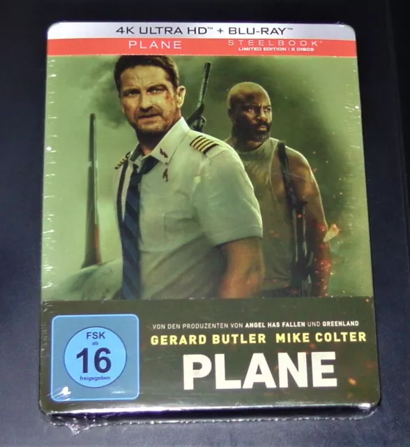 Lona Con Gerard Butler 4K blu ray + Limitada steelbook Nuevo y Emb. Orig.