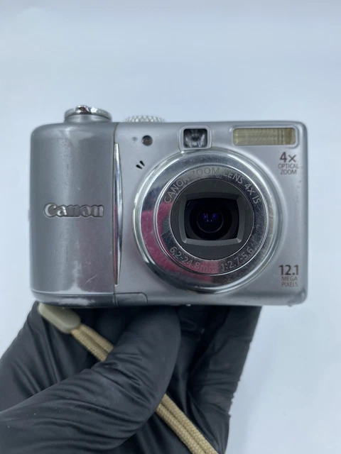 Canon PowerShot A1100 IS 12.1 MP Digital Camera - Silver