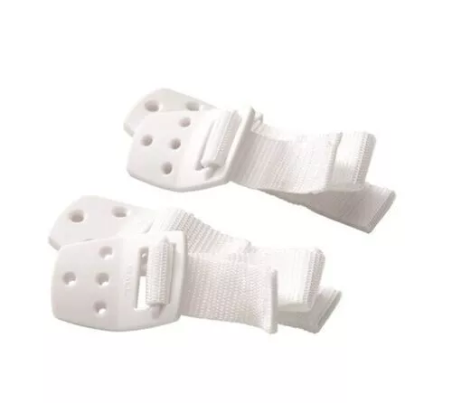 Paquete de 2 correas antipunta BabyDan de pared a muebles montadas en pared de seguridad para bebés