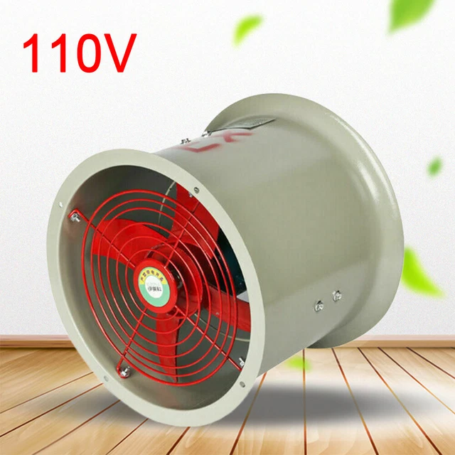 12 INCH AXIAL Fan Explosionproof Pipe Spray Booth Paint Fumes Exhaust