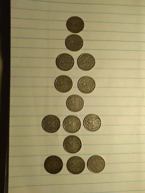 lot three pence 1912 - 1940