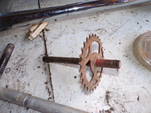 Poulie De Vélo Motobecane Avec Verrouillage – Pièce D'origine Ancien Stock, Pour Restauration