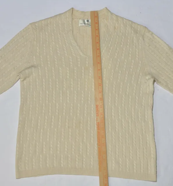 SAKS FIFTH AVENUE Collection Sweater Woman's Size Large L 100% Silk VTG ...