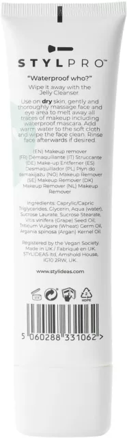 StylPro Easy On The Eye Hydrating Gel Cleanser 100ml & Cloth 2