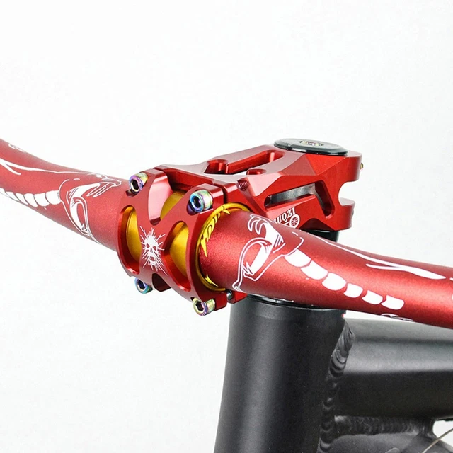 Potence Vélo VTT/DH/Enduro - 35 Mm De Long - Aluminium CNC - Diam. Tube 31,8 Mm, 1-1/8"