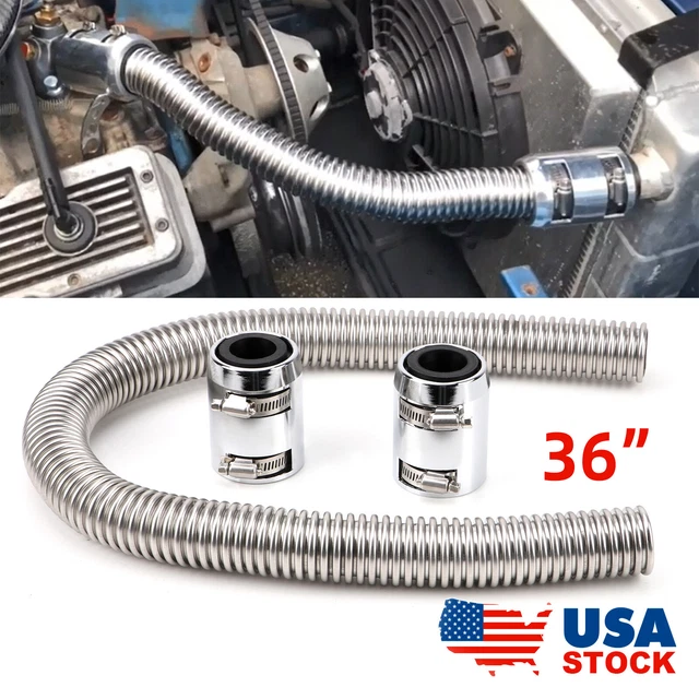 36''UNIVERSAL WATER HOSES Adapter Coolant Radiator Hose Kit With2
