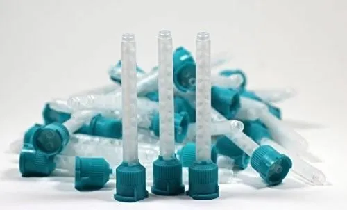 Dental HP Green /TEAL Mixing Tips 6.5 mm Impression Heavy Body 48 Pack