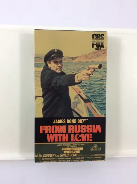 FROM RUSSIA WITH Love James Bond 007 1984 VHS Sean Connery CVS Fox ...