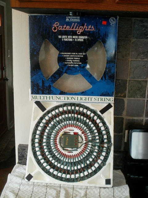 1990 Mr. Christmas Satellights Micro Computer Multi Function Light String