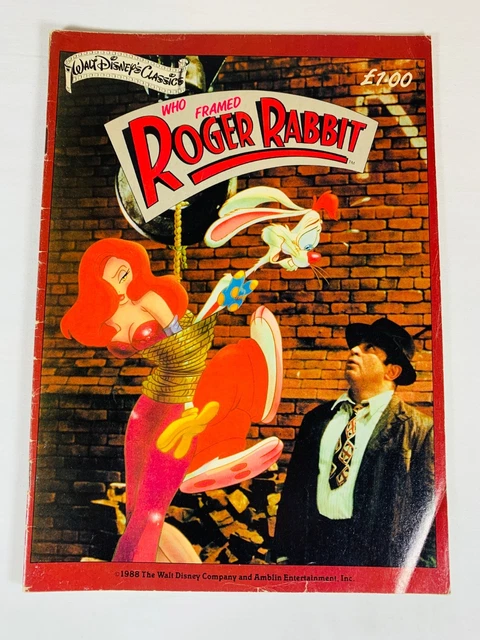 Roger Rabbit Comic WALT DISNEY CLASSICS Who Framed Roger Rabbit 1988 Graphic Novel Comic £ ...