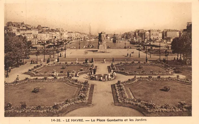 CPA - LE HAVRE - Place Gambetta