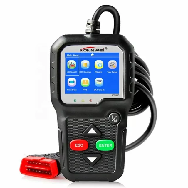 Lettore OBD OBD2 KONNWEI KW680 Scanner Codici AUTO Diagnostica Strumento Analisi