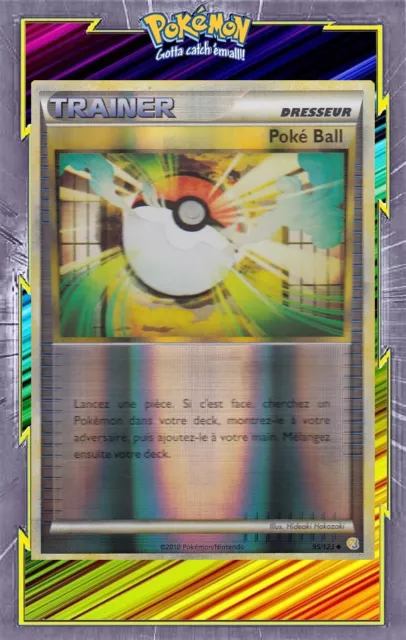 Poké Ball Reverse-HS01:HeartGold SoulSilver-95/123-Carte Pokemon Française