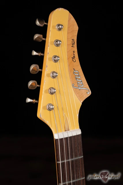 Fano MG6 Oltre Humbucker Guitare Électrique Avec / Housse – Vintage Crème 5