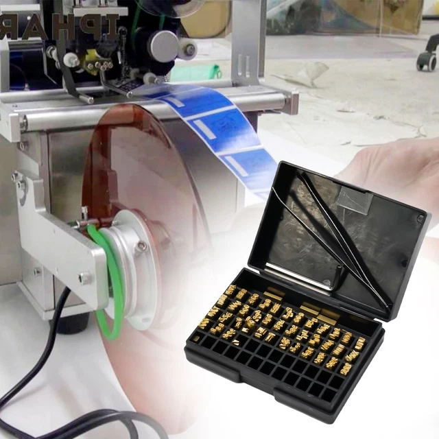 HOT STAMP WORD Grain Copper Letter Coding Machine 120pcs 2x3x15mm Hot ...