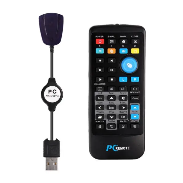 IR Remote Control Controller USB Receive For PC Windows 7 10 Xp