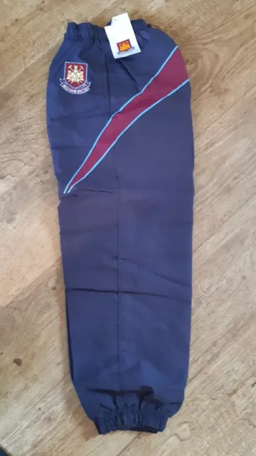 Boys West Ham United FC Official Football training Pants -  original crest