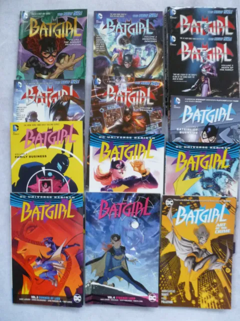 Batgirl New 52/Rebirth Lot of 13 Graphic Novels (12 TPB, 1 HC) *Used*