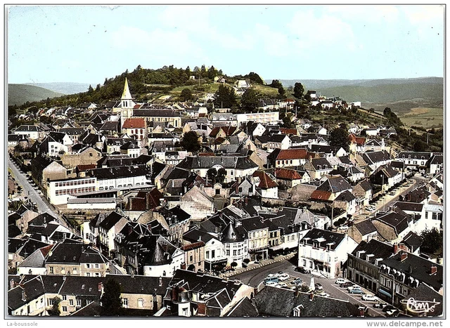 58 CHATEAU CHINON - vue generale de la localite ----
