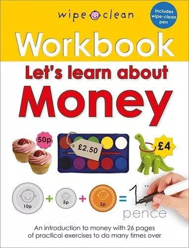 Wipe Clean Workbooks: Let's Learn About Money by Priddy, Roger Book The Cheap