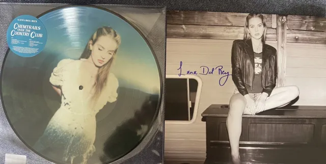 Lana Del Rey "Chemtrails Over The Country Club" Picture Disc +Signed Card 1000Ex