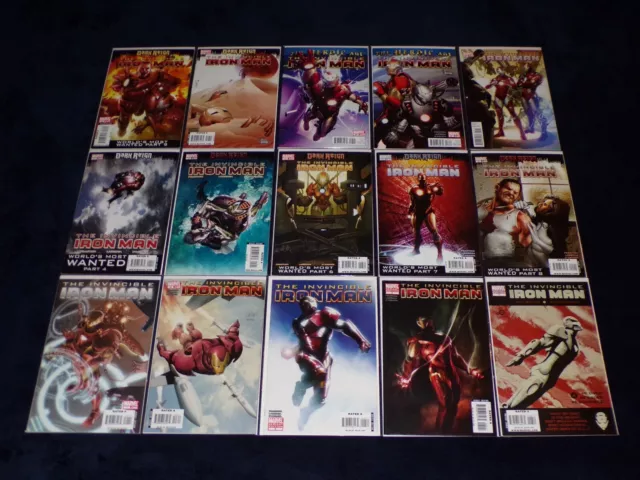 Invincible Iron Man 1 3 4 5 6 11 12 13 14 15 16 17 25 27 29 2008 Variant Lot