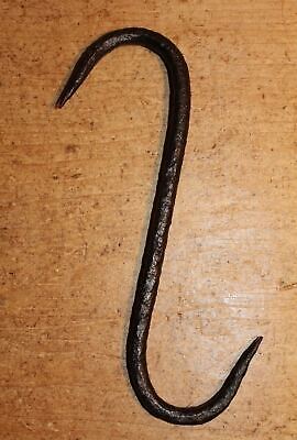 Antique Wrought Iron S Hook Meat Beam Game Hook Butchers Bacon Hook