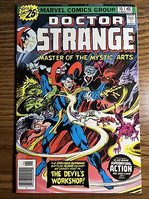 Doctor Strange 15 Gene Colon Cover Steve Englehart Marvel Comics 1975