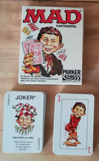 MAD Kartenspiel von Parker, 1979er