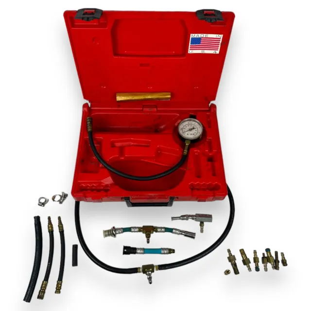 Matco Tools Fuel Pressure Tester Injection Kit w/Adaptors & Hoses - FIT448