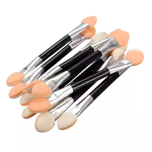 10x Double Ended Disposable Eye Shadow Sponge Applicators Make Up Brush Gift