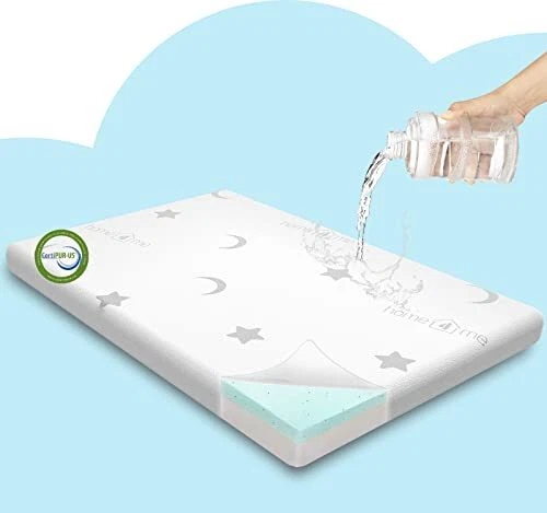 Pack and Play Mattress 38" X 26" X3'', Dual Sided Mini Crib Mattress, Waterproof