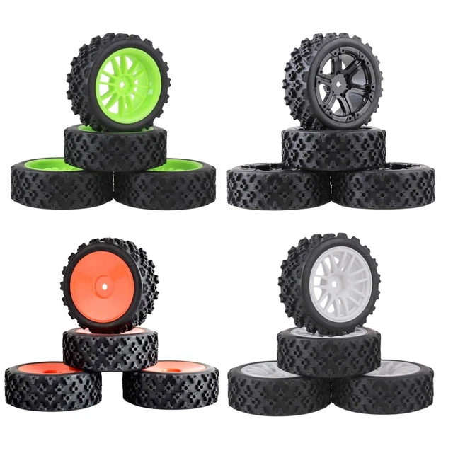 4PCS Roues Tout Terrain Pneus Pour WLtoys 144001 124008 124018 124017 124019 Voiture RC Pneus WLtoys 144001