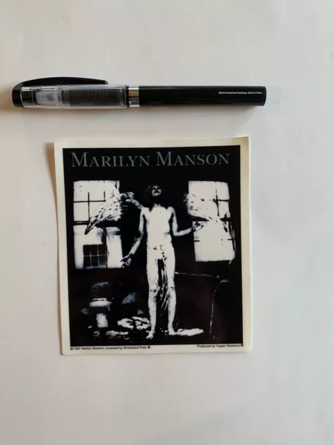 Vintage 1997 Marilyn Manson Antichrist Sticker-Offically Licensed