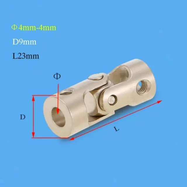 Wellenkupplung für RC-Modellboote – 5 x 4 mm x 4 mm flexibles Universalgelenk