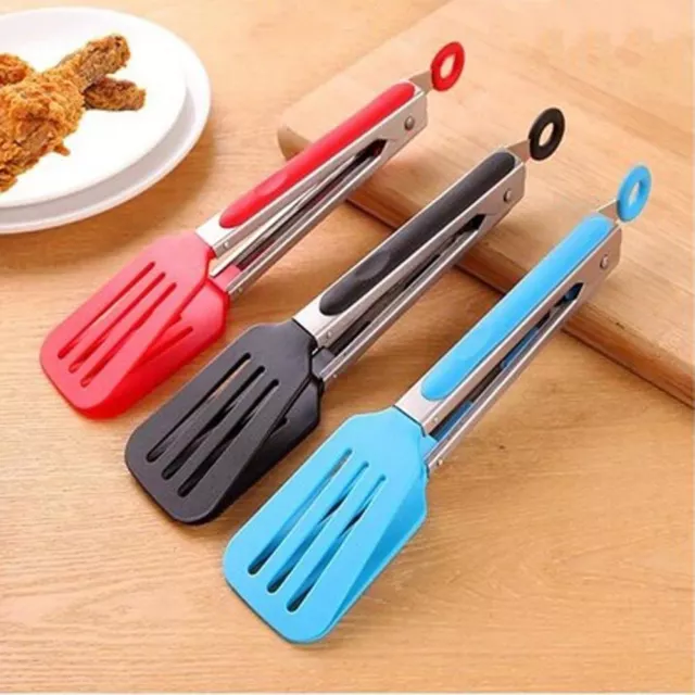 Mejora Tu Cocina Juego Con Silicona Comida Pinzas Versátil de Cocina Accesorios