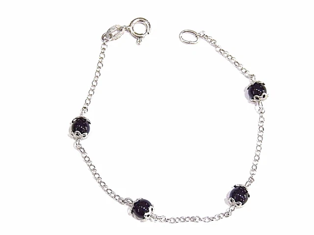 Bracciale Elastico Sardo Con Onice Nero E Su Coccu In Argento Brunito 800‰ - Portafortuna Fatto A Mano In Sardegna