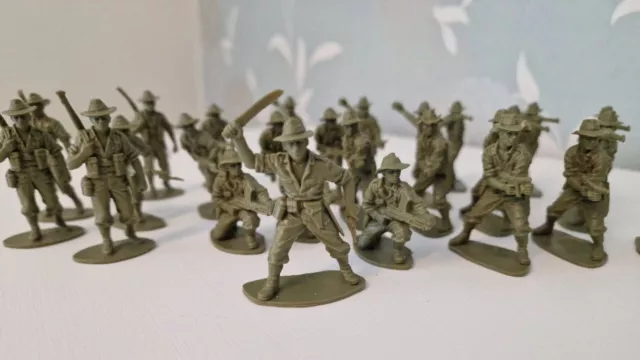 Airfix Toy Soldiers - Australian Infantry WW2 1/32 Scale - 27 Figures