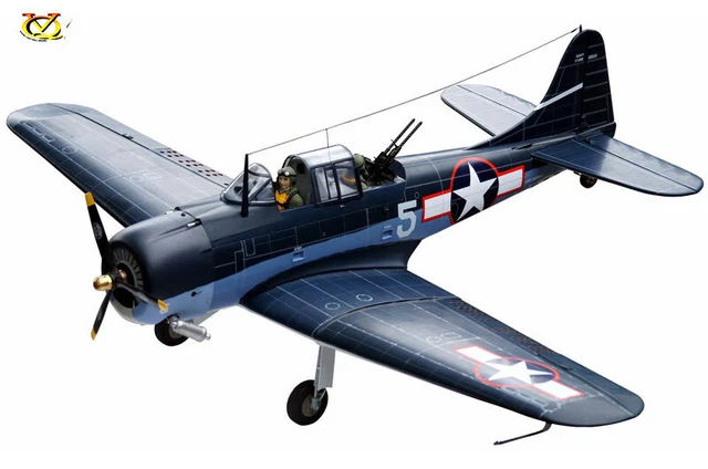 VQ Models .46 Size SBD-5 Dauntless 60.6in Wingspan ARF + Electric Retracts
