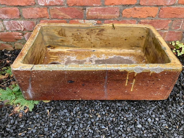 Antique stone trough.