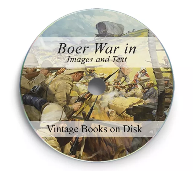 Boer War Vintage Books on DVD - South Africa History Images Photo Transvaal 243