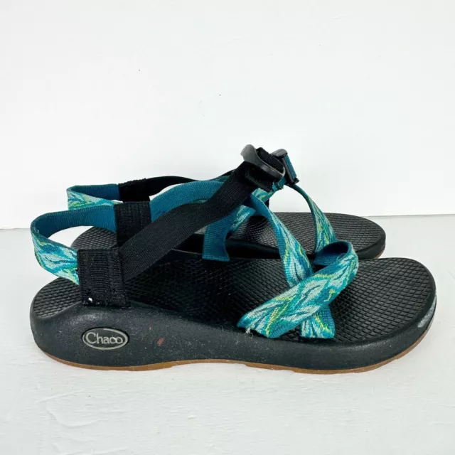 CHACO WOMEN'S Z1 Yampa Sandal Vibram Outdoor Hiking Teal Blue Size 8 ...