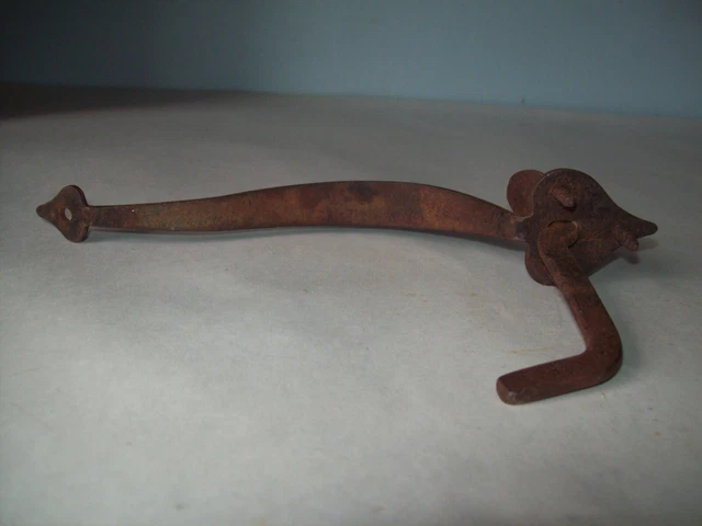 vintage thumb lever shed  door handle 5