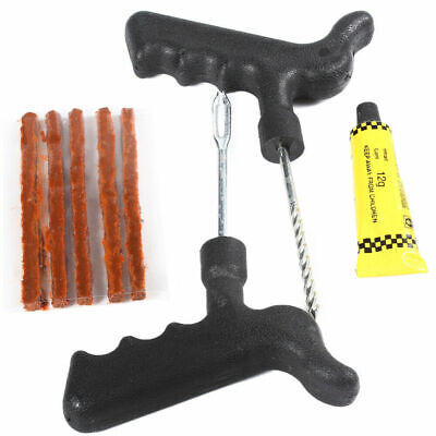 Camper Kit Riparazione Foratura Ripara Gomme Auto Moto Camper Ruota Pneumatici 20 Str 